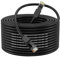 JARNHNG Cable Ethernet de Clase 6 75m, Cable de Lnternet de Alta Velocidad Lnterior/Exterior de 10 Gbps, Saltador Lan RJ45 Negro, Adecuado Para Juegos, Computadoras, Routers, able de red Ethernet