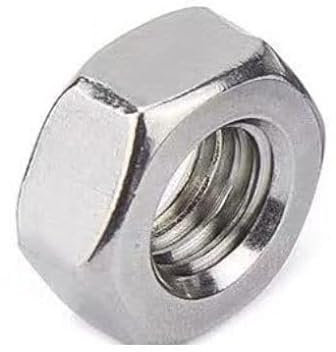 1-10pcs UNC UNF 1/4 5/16 3/8 7/16 1/2 9/16 5/8 304 A2-70 Rostfreier Stahl Großbritannien US Standard grobfine Faden Sechskantmutter Sechskantmutter(UNC 7 16-14 1p)