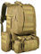 Wiserset Taktischer Rucksack, 60L Militär Armee Rucksack, großer Survival Molle Tagesrucksack für Herren und Frauen,abnehmbare Outdoor Tasche, Reiserucksäcke für EDC, Camping, Wandern, Jagen, Khaki
