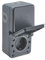 DEBFLEX - Cyklone -Interruptor Conmutador + Enchufe Exterior Estanco IP55 - Interior/Exterior - Instalación en Superficie - Gris Oscuro - 150 x 75 x 65 mm