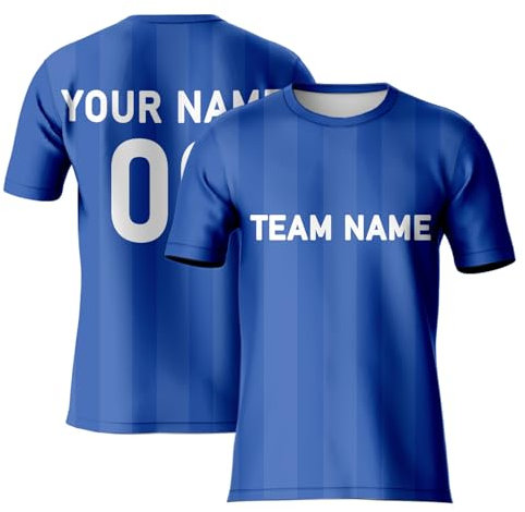 Custom Football T-Shirt England Royal Blue European Cup Jersey,Men Women Children Rugby Shirt,Custom Your Name Number Soccer T-Shirt