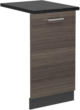 Vicco Tapa del lavavajillas R-Line, Gris Noble, 45 cm, ET Antracita