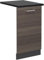 Vicco Tapa del lavavajillas R-Line, Gris Noble, 45 cm, ET Antracita