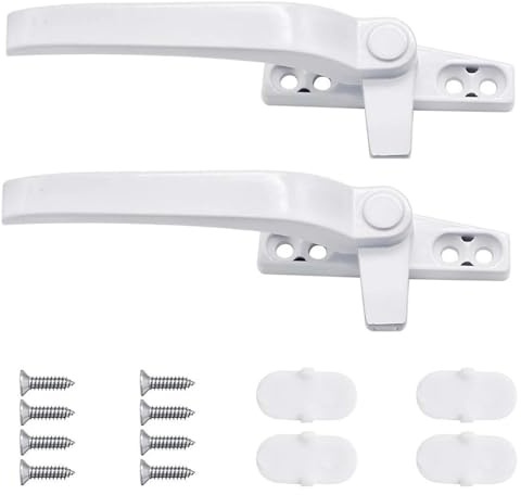 Clyndora 2-Pack Window Handle – Double Glazing Window Locking Handle Set – Replacement for UPVC Windows, Durable & Easy to Install
