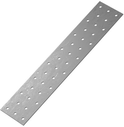 Lochplatten Set 50 Stück - 100x200mm - verzinkte Stahlverbinder, ETA- & CE-zertifiziert, Made in Germany - robust, korrosionsbeständig, präzise gefertigt und