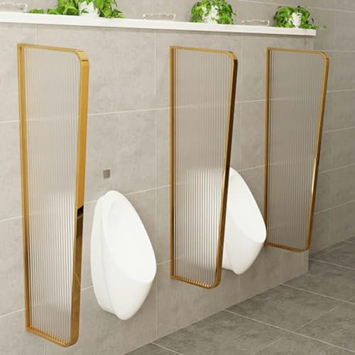 wanghaiyanBD Cloison de séparation pour urinoir – Cadre en acier inoxydable – Brise-vue pour toilettes pour hommes, toilettes publiques, hôtels, bars et restaurants