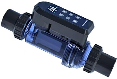 Générateur De Chlore Au Sel De Grande Capacité pour Piscine, Télécommande Par Application En Option Et Électrolyseur Au Sel Wi-Fi Autonettoyant À Plaques En Titane,withoutAPPcontrol-15g/h(<15K)