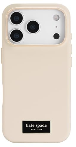 Kate Spade New York iPhone 17 Pro Hülle - Kompatibel mit MagSafe - Designer Handyhülle - Icon Perfect Beige