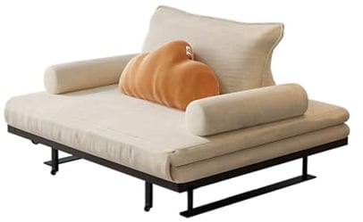 CJHFR472SG Modern Umwandelbares Schlafsofa for Zwei Personen, multifunktionales Sesselbett for Wohnzimmer, Schlafzimmer, Balkon Sofa Bett