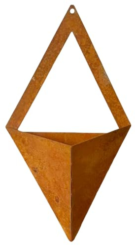 Jarrón De Pared Maceta Geométrica De Metal Colgable