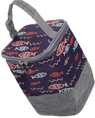Housoutil Portable Storage Bottle Handle with Milk Bag Insulated Made of Oxford Fabric Aluminum Multi-Function Carrier for Travel and Outdoor Use