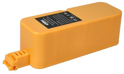 vhbw Akku kompatibel mit Ambrogio Robby, Robby Home XR, Robby Deluxe Saugroboter (3300 mAh, 14,4 V, NiMH)
