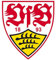 K&L Wall Art Fußball Fanartikel Wandtattoo VfB Stuttgart Logo Aufkleber 40x45cm Wandsticker Wappen Fussball Wanddeko selbstklebend entfernbar