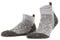 FALKE Herren Stoppersocken Lodge Homepad M Hp Baumwolle rutschhemmende Noppen 1 Paar, Grau Light Grey Melange 3390, 45/46 EU