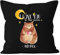 MoonWorks Kissenbezug Bär mit Herz Watercolor I Love You to The Moon and Back Geschenk-Kissen Liebe 40x40 Baumwolle schwarz 40cm x 40cm