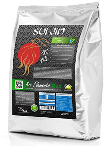 Koi Elements Duo - Swim + Sink Koifutter Fischfutter Ganzjahresfutter Weizenkeime (5kg)