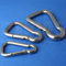 DERING Karabinerhaken 6 X 60 asymmetrisch Edelstahl A4 (VPE = 2 Stück) | Karabiner 6x60 mm | Feuerwehr-Karabiner | Karabiner-Haken V4A