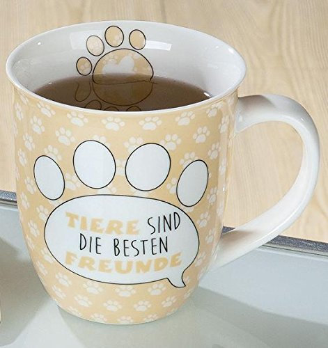 GILDE JumboTasse Tiere sind die besten Freunde