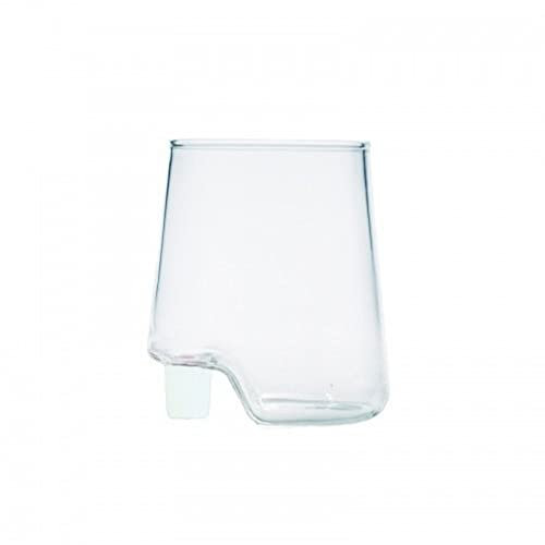 Gamba de Vero Zafferano Bicchiere in vetro borosilicato colore Bianco box 6 pezzi