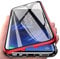 Magnetic Case for iPhone 13 Mini, Front and Back Tempered Glass Transparent Full Screen Flip Cover One Piece Design