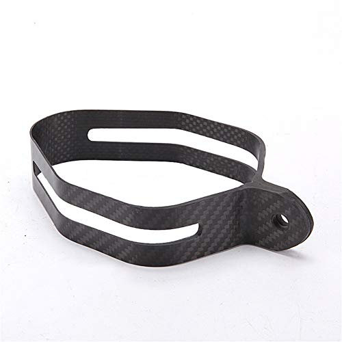 Ekakashop Auspuffschelle Motorrad Auspuffrohrhalterung Schalldämpfer Auspuffhalterung Kohlefaser Auspuff Halterung Rohrschelle Befestigungsschelle Auspuff Rohrschellen