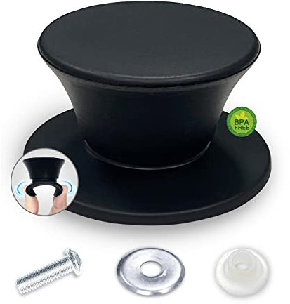 Walfos Universal Silicone Pot Lid Replacement Knob, Heat Resistant Pan Lid Holding Handles, BPA Free,Dishwasher Safe, Great for Slow Cookers, Skillets and Kitchen Cookware Covers, 1 Pack