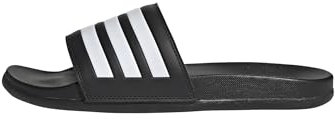adidas Unisex Adilette Comfort Slides, Core Black/Cloud White, 51 EU