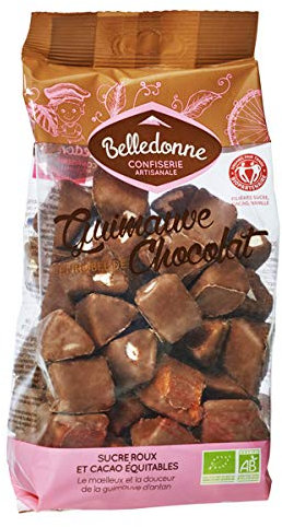 Belledonne - Guimauves au chocolat au lait goût banane et fraise 180g - Vendu par unité