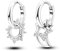 NARMO 925 Sterling Silver Hoop Orecchini Star & Moon Hoop Orecchini per le Donne Orecchini Sole