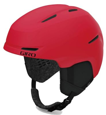 Giro Spur Kids Ski Helmet - Snowboard Helmet for Boys & Girls - Matte Bright Red - S (52-55.5cm)