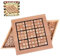Hölzernes Sudoku-Puzzle-Set, fordern Sie Ihren Verstand mit Sudoku-Brett, enthält 90 große Zahlen- und Denksteine, 2 Schubladen zur Aufbewahrung, für alle Altersgruppen