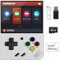 Whatsko Miyoo Mini Plus Console De Jeu Portable,Miyoo Mini+ Console RéTro Portable 64Gb avec 20000+ Jeux,Linux System 3.5 Pouces IPS Screen 3000mAh Support Wifi Pocket Handheld Game Console(Blanc)