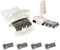 Rasmacor | Televes 531911 + Pack 4 Conectores F 4171 | Amplificador de mástil Inteligente + Fuente de alimentación 12v + 4 coectores F | Programación automática, o Manual vía Bluetooth (ASuite)