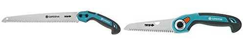 Gardena Gartensäge 300 P: Rostgeschützte Handsäge & Garten-Klappsäge 135 P: Handliche Zug-Säge aus Qualitätsfederstahl, grandiose Sägeleistung, präziser Schnitt, abgewinkelte Griffform (8742-20)