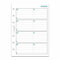 SinnWunder® Premium Ringbuch-Einlagen für Adressen und Kontakte - für 6-Ring-Planer - Größe ECHTES Din A6