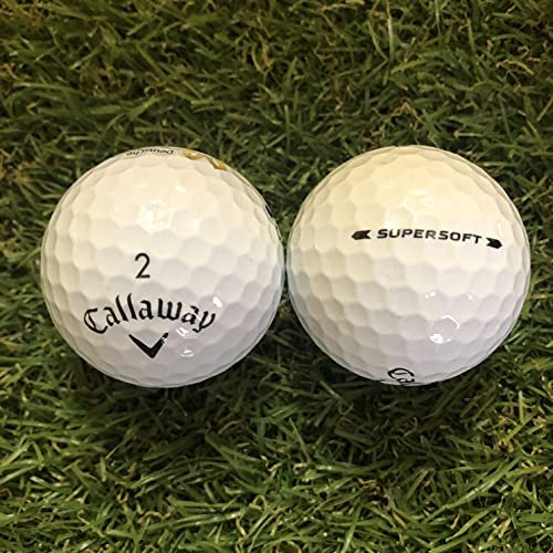 50 Callaway Supersoft Lakeballs/Golfbälle AAAA/AAA weiß
