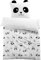 MUSOLEI Panda Bettwäsche 135x200 Mädchen Kinderbettwäsche Mikrofaser 3D Panda Bettwäsche-Set Kinder Bettbezug 135x200 mit 1 Kissenbezug 80x80cm Geschenk für Kinderzimmer Einzelbett, Panda mit Ohren
