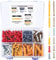 Set 530 pezzi Tasselli Viti per Cartongesso, incluso 265 Tasselli per cartongesso, 265 Viti a Testa Piana a Croce, Tasselli Espansione e Viti Autofilettanti per Legno, Kit assortimento per Cartongesso