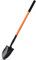100 cm Spatenschaufel Grabenschaufel mit robustem Stahlgriff Gartengeräte, kleine Schaufel zum Graben von Gartenarbeit, Camping, Hof, Autoschaufel, Orange