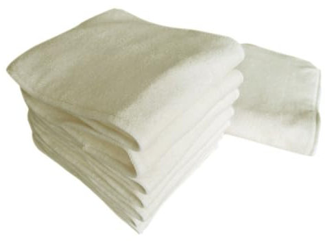 MOLUCKFU 6er Packung Bambuskohle Stoffwindeln 5-lagige Einlagen Waschbar Und Wiederverwendbar Für Babys