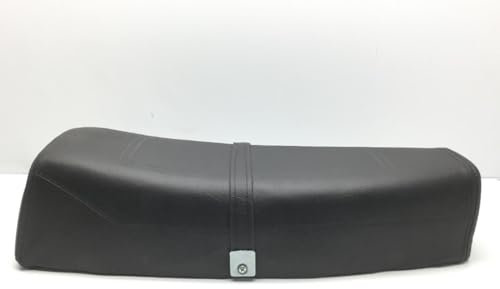 Sattel aus schwarzem Leder mit Riemen für Vespa PX T5 125cc, 1985-1989