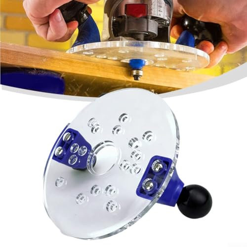 Trimming Router Base, Clear Acrylic Router Base Plate, Woodworking Carving Positioning Panel, For DIY And Professional Woodworking Needs