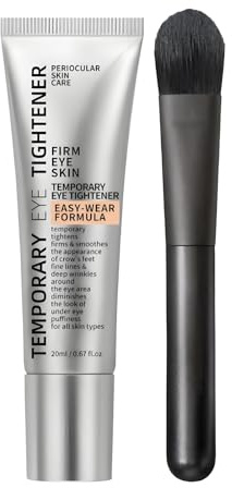 Eye Tightener Crema tensora, para Ojos con Ácido Hialurónico y Vitamina E, para debajo de los ojos con pincel,hidratante suave, para Todos los Tipos de Piel