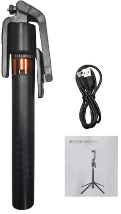 KIMISS Auto-Tracking-Selfie-Stick, 180 cm Ausziehbares Telefonstativ, 360°-Rotations-Gestensteuerung, 71-Zoll-Gesichtsverfolgungs-Kamerastativ mit Fernauslöser für V