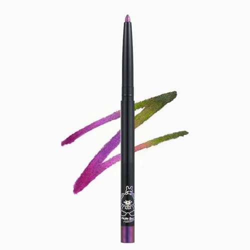 Matita eyeliner viola con brillantini metallici, impermeabile e resistente alle macchie, ombretto multicromo, stick ombretto scintillante, matita ombretto altamente pigmentata