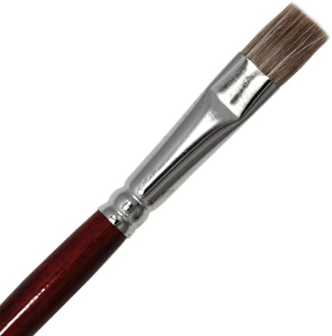 Grimas Rindshaarpinsel flach dünn R10 für Gesichtsbemalung Water Make up