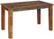 FineBuy Esszimmertisch KALKUTTA 120 x 70 x 76 cm, Massivholz Esstisch für 4-6 Personen, Küchentisch Bootsholz Shabby Chic, Tisch Esszimmer rechteckig