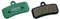 BBB Fahrrad Scheibenbremslage, High Performance Bremslage Disc Brake Pads fur Shimano M810, Saint M820 und Zee M640 und TRP Quadiem SL, 1 Paar (2 Stück), BBS-55, Green, E-Bike