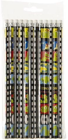 Schnooridoo 12 x Bleistifte Dinosaurier Dino Kindergeburtstag Mitbringsel Give Away