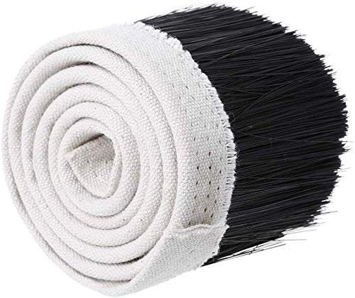 Abwan Nylon Brush, for Engraving Milling Machine Dust Cover, for CNC Router Dust Extraction Hood (1m) (Hight-70mm)